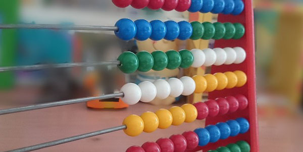 Image of an abacus representing the cost of quality.